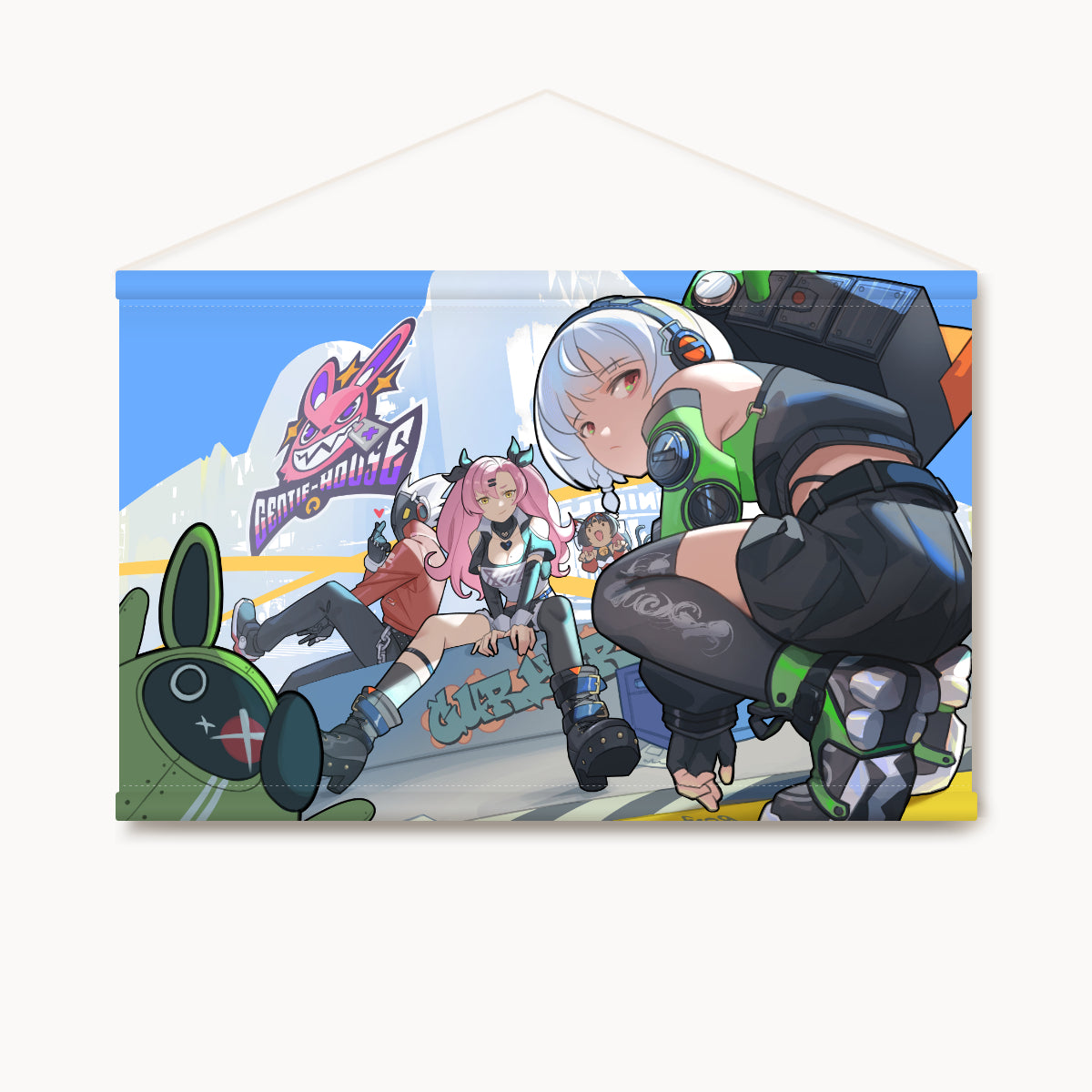 Cunning Hares Scroll